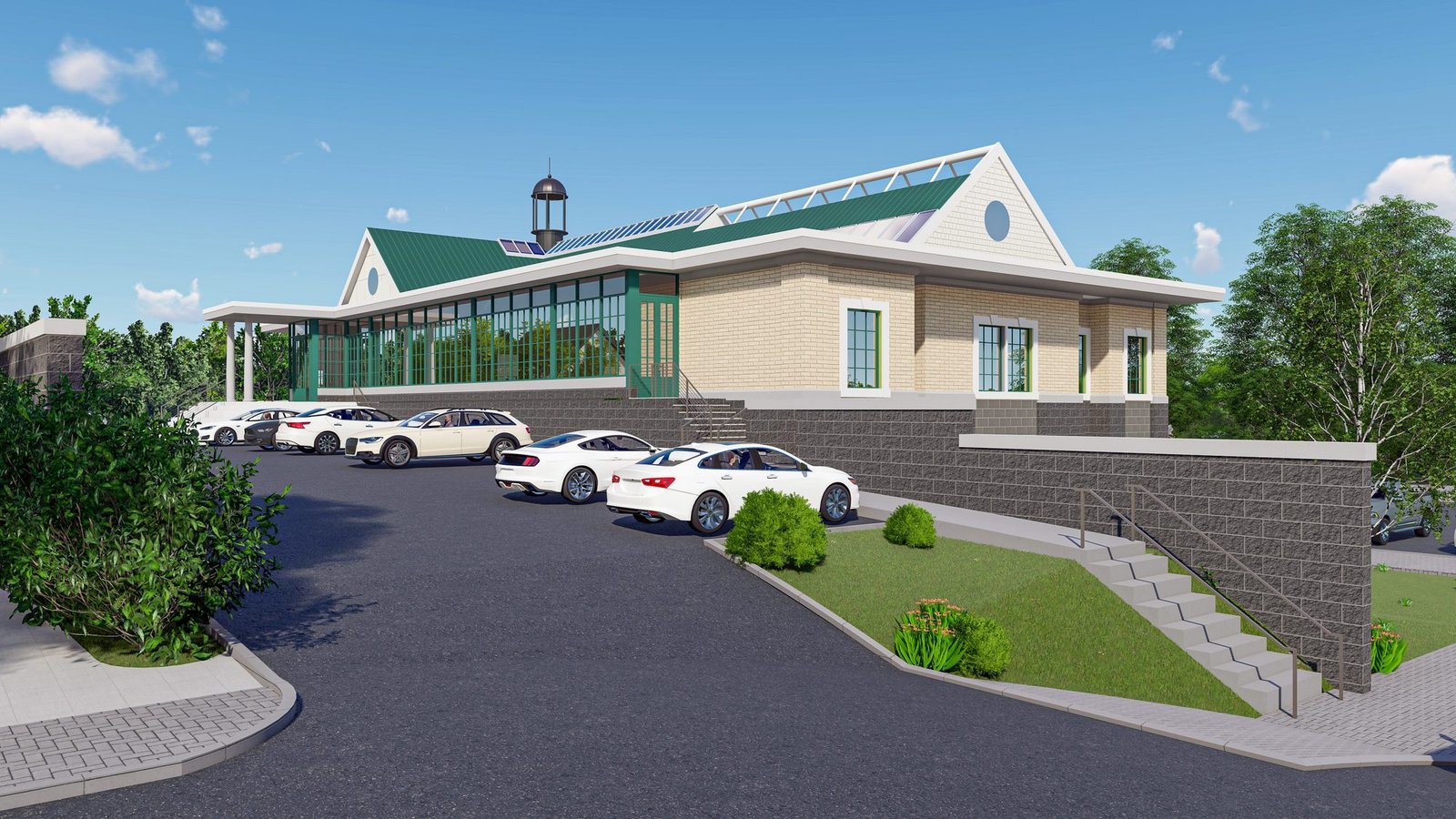 Highlands Municipal Building — view 2