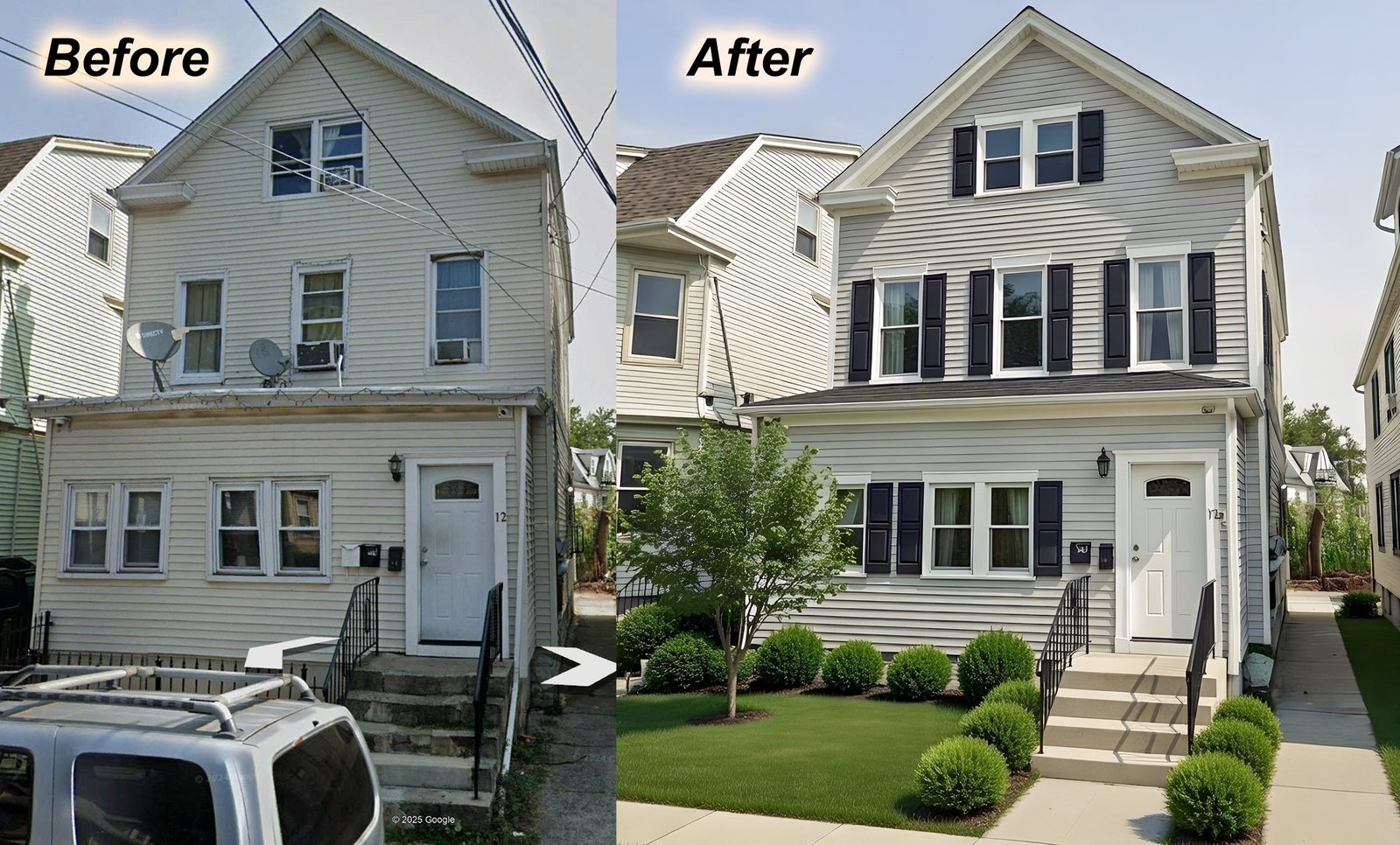 Renovation — Before & After — Renovation project by ArchiNexis